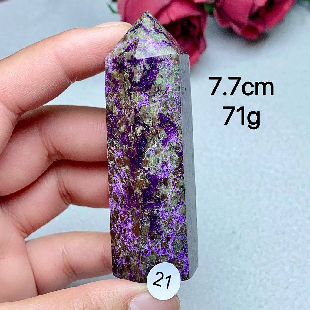 Natural Crystal Sugilite Tower