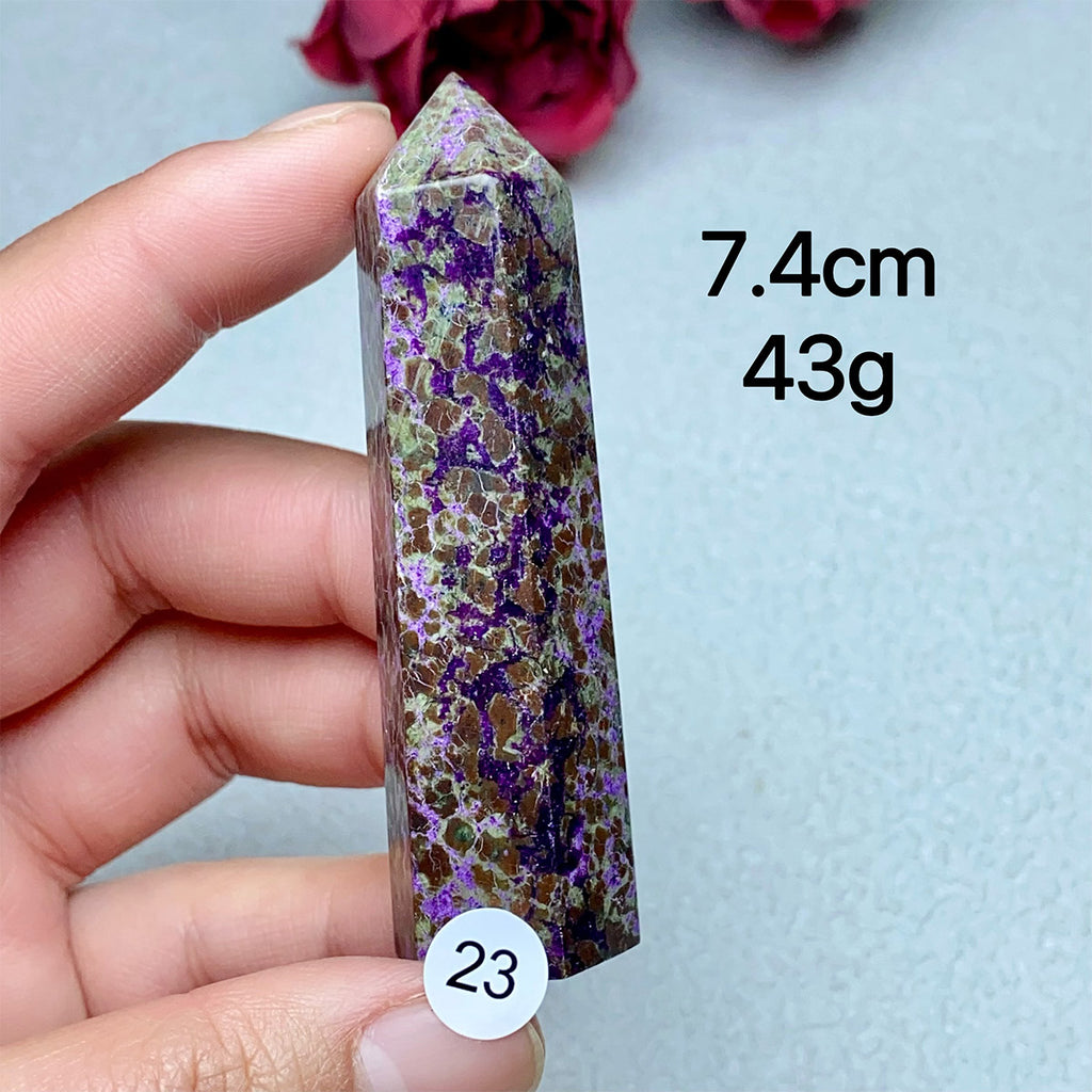 Natural Crystal Sugilite Tower