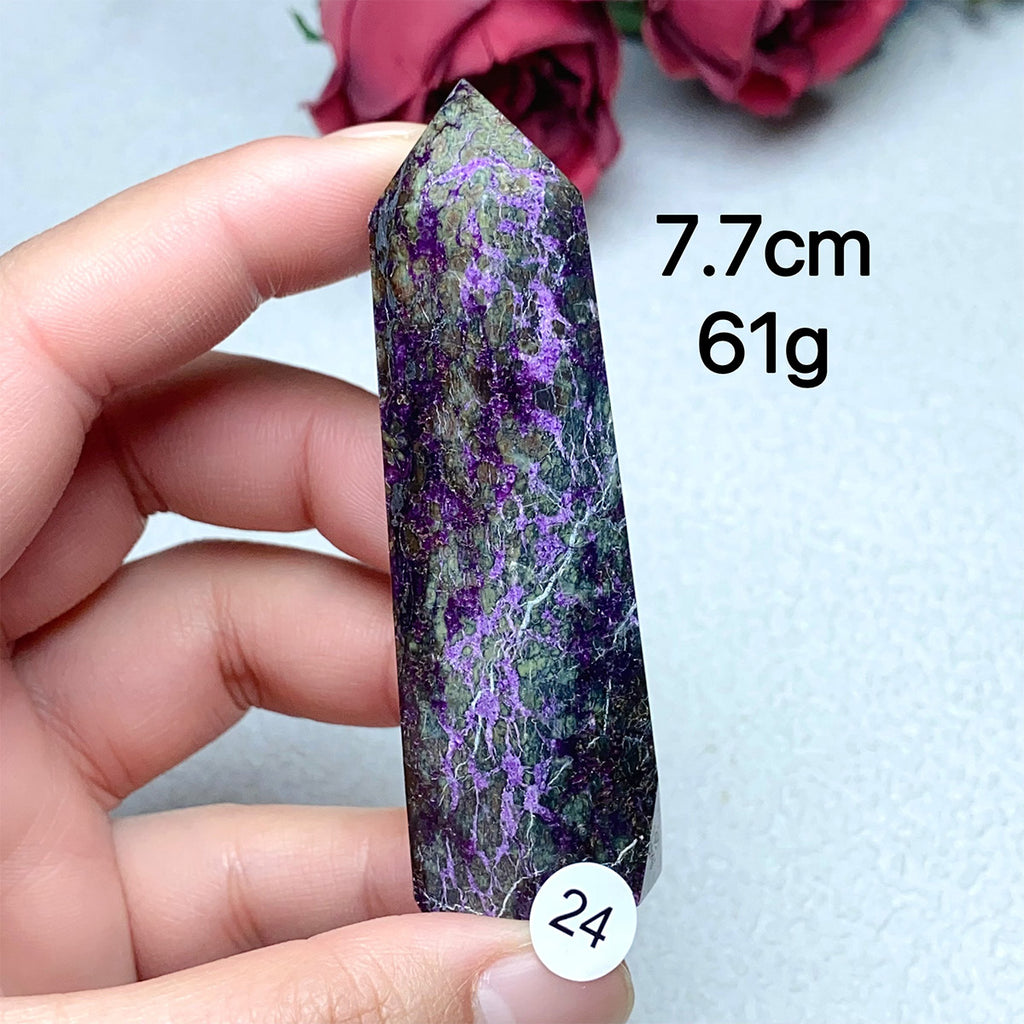 Natural Crystal Sugilite Tower