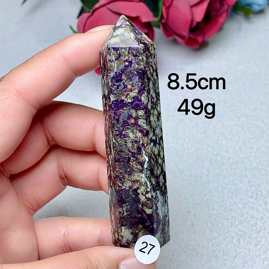 Natural Crystal Sugilite Tower