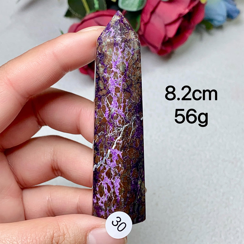 Natural Crystal Sugilite Tower