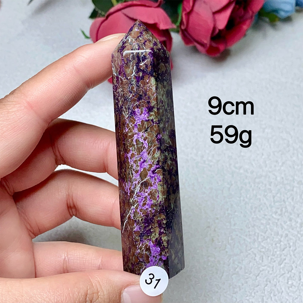 Natural Crystal Sugilite Tower