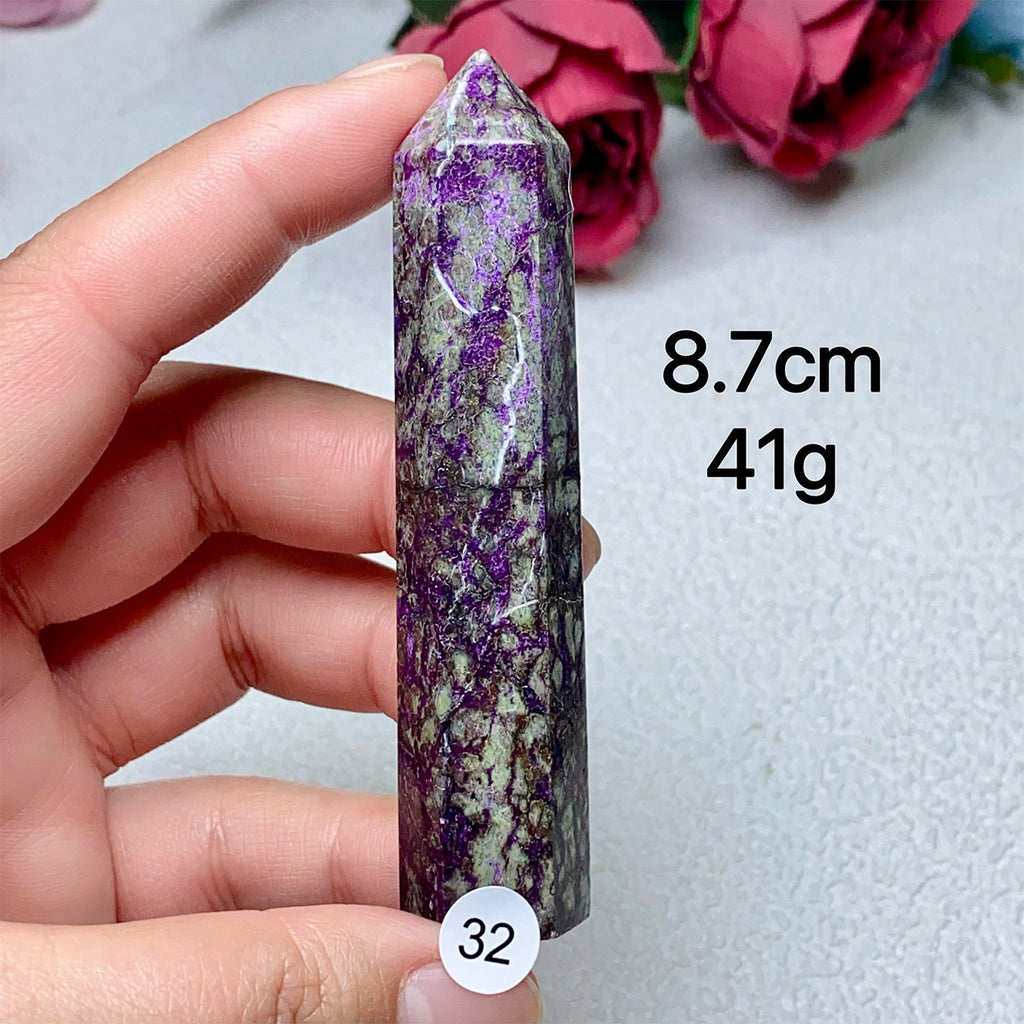 Natural Crystal Sugilite Tower