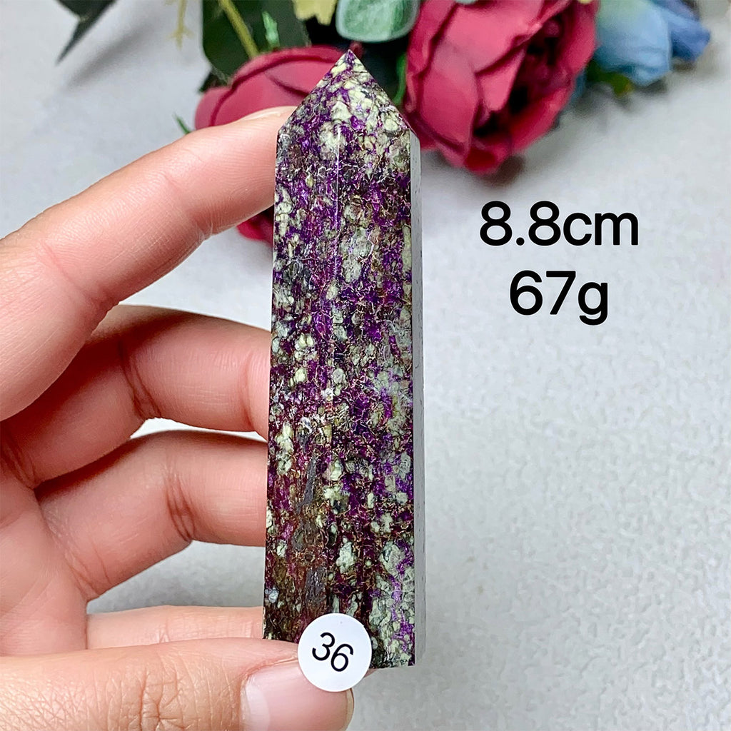 Natural Crystal Sugilite Tower