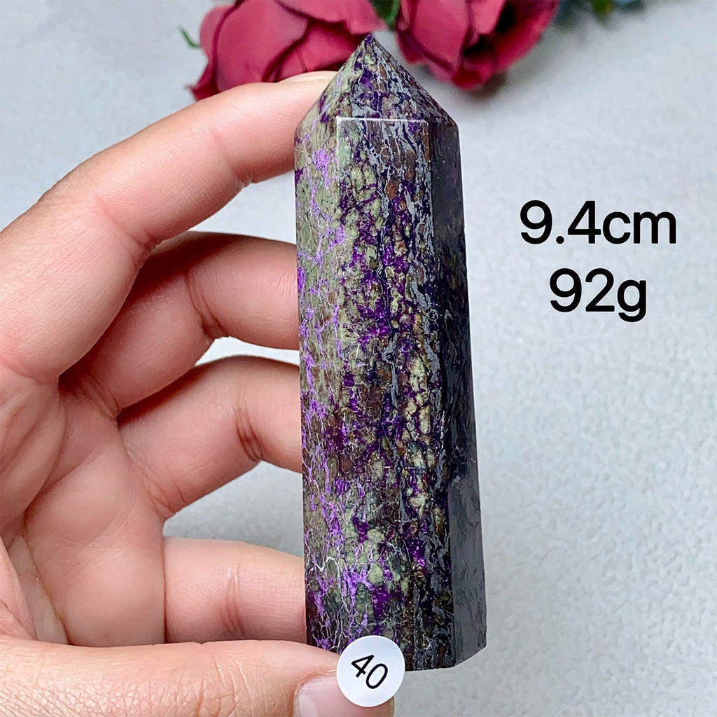 Natural Crystal Sugilite Tower