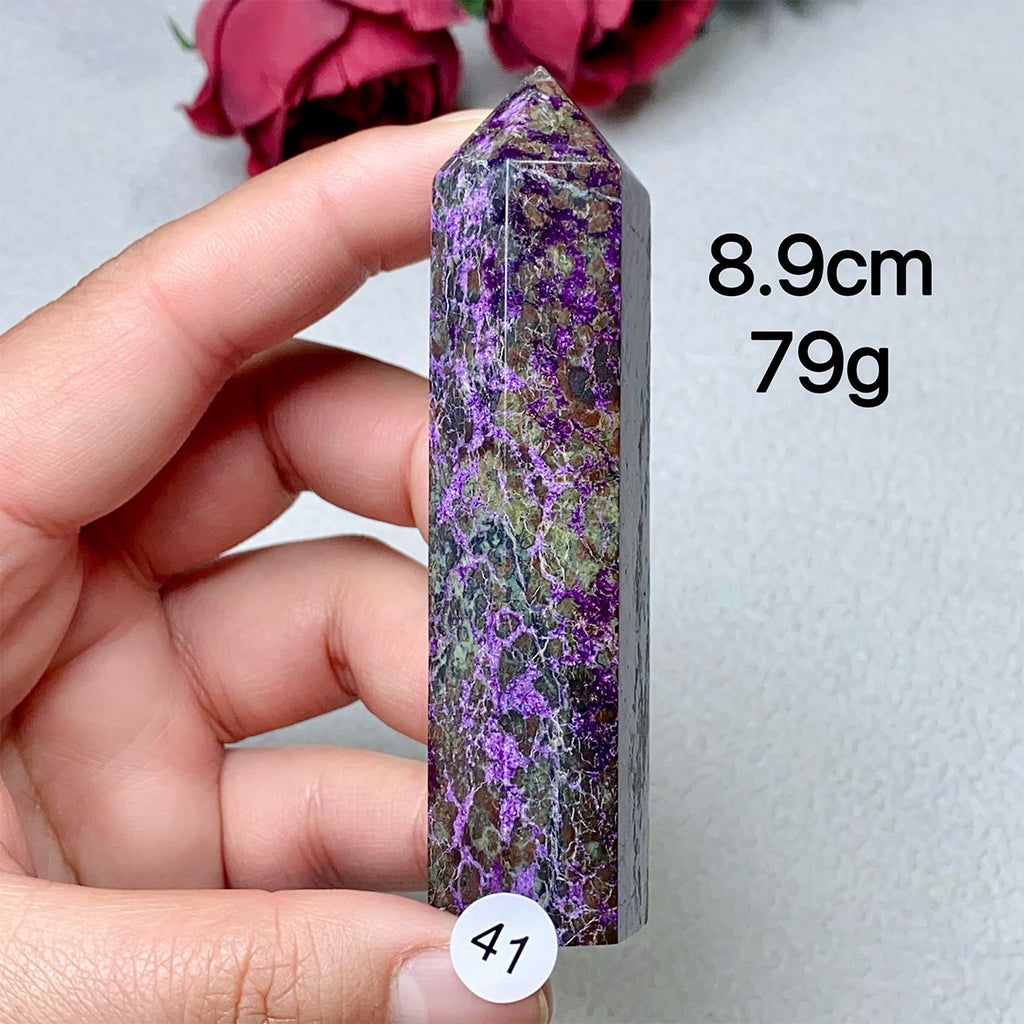 Natural Crystal Sugilite Tower