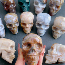 Load image into Gallery viewer, Natural Ocean Jasper Skulls