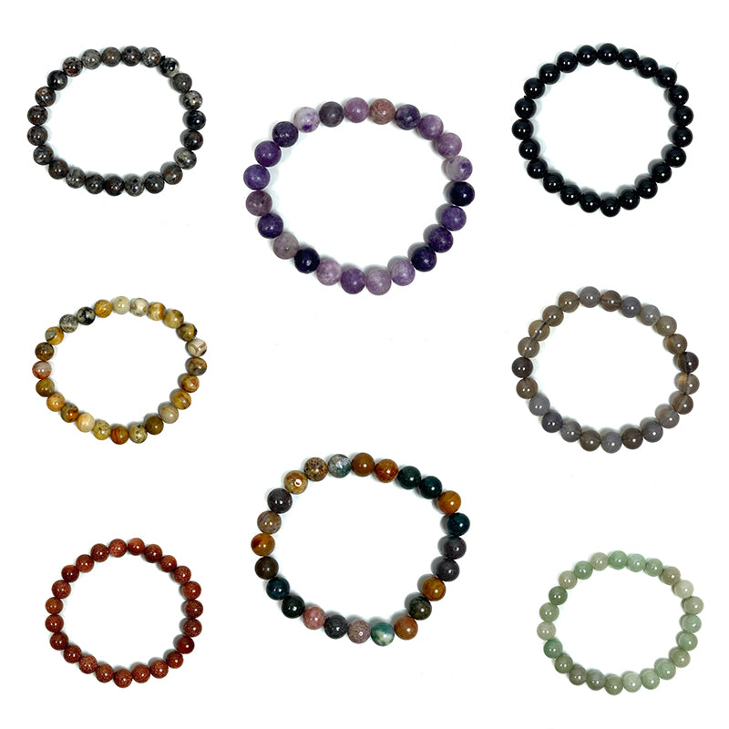 Different Materials Crystal Bracelets 10$/4PCS