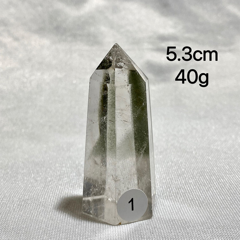 Natural Garden Quartz Crystal Tower