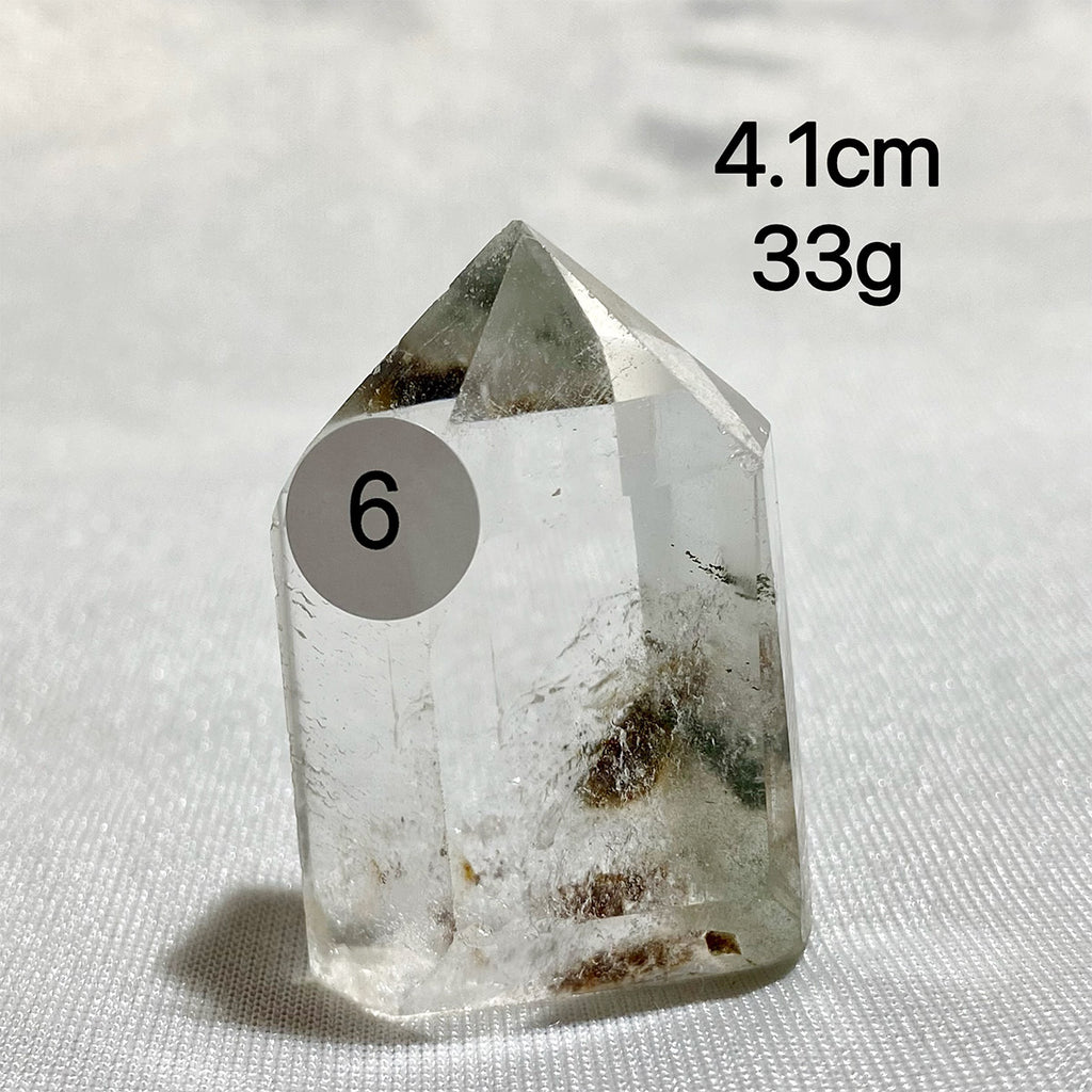 Natural Garden Quartz Crystal Tower