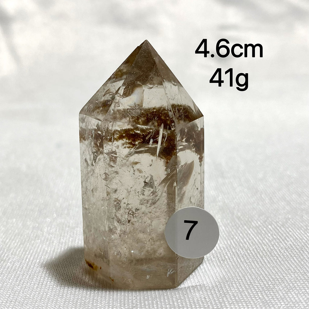 Natural Garden Quartz Crystal Tower