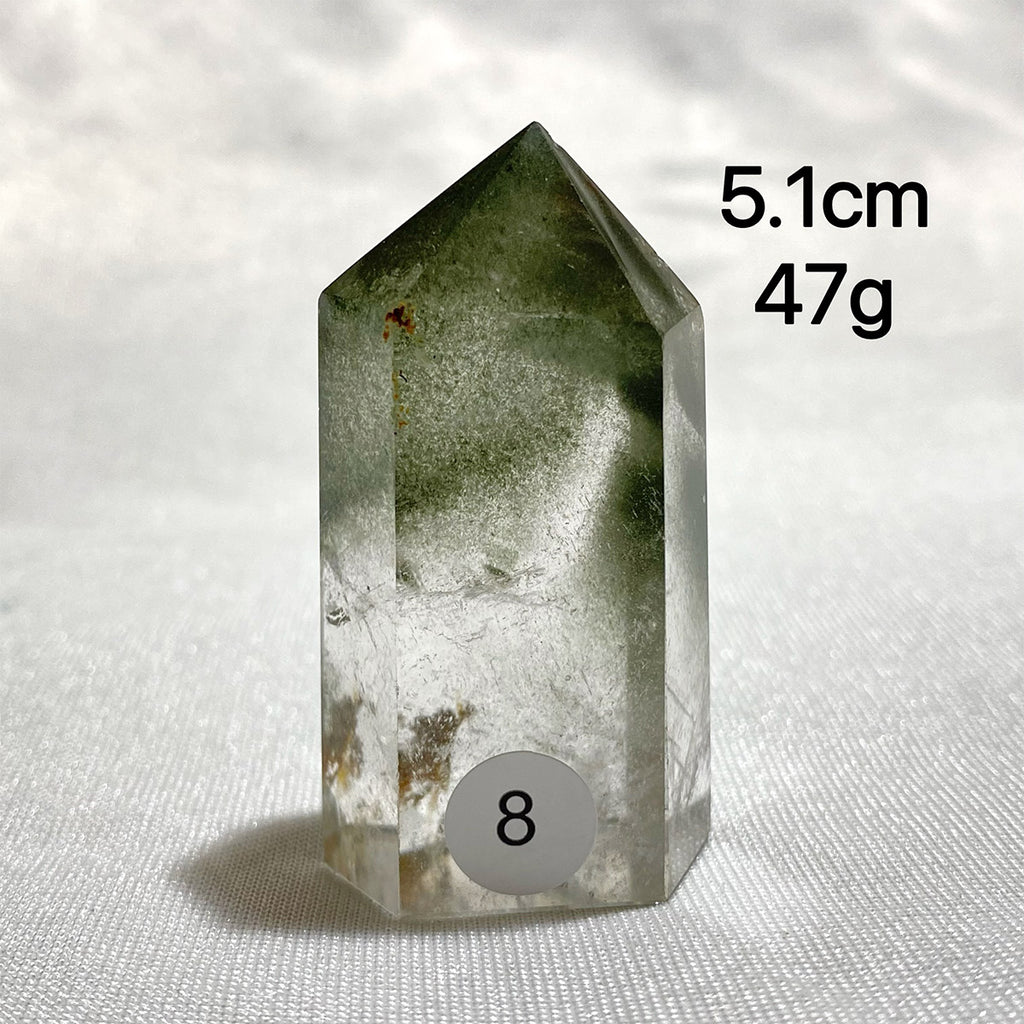 Natural Garden Quartz Crystal Tower