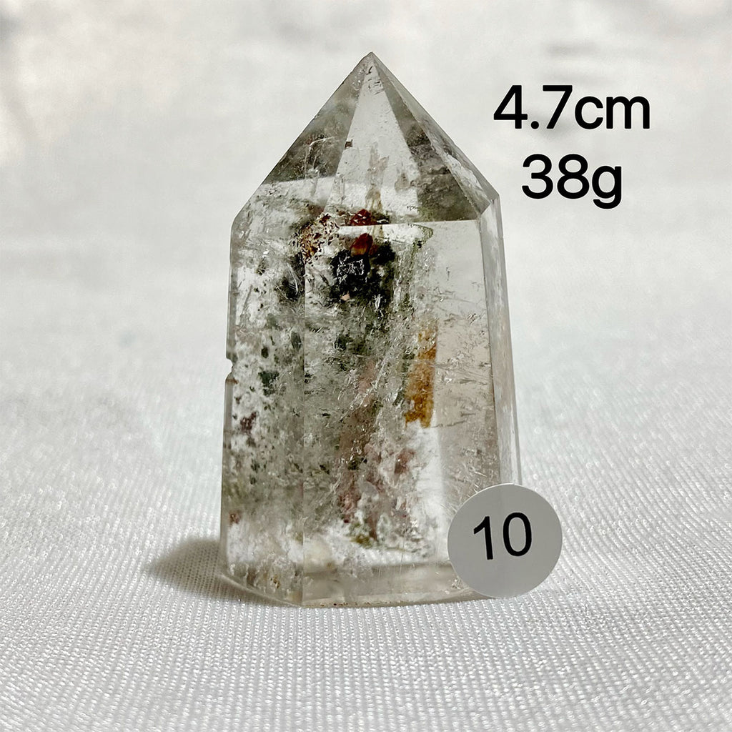 Natural Garden Quartz Crystal Tower