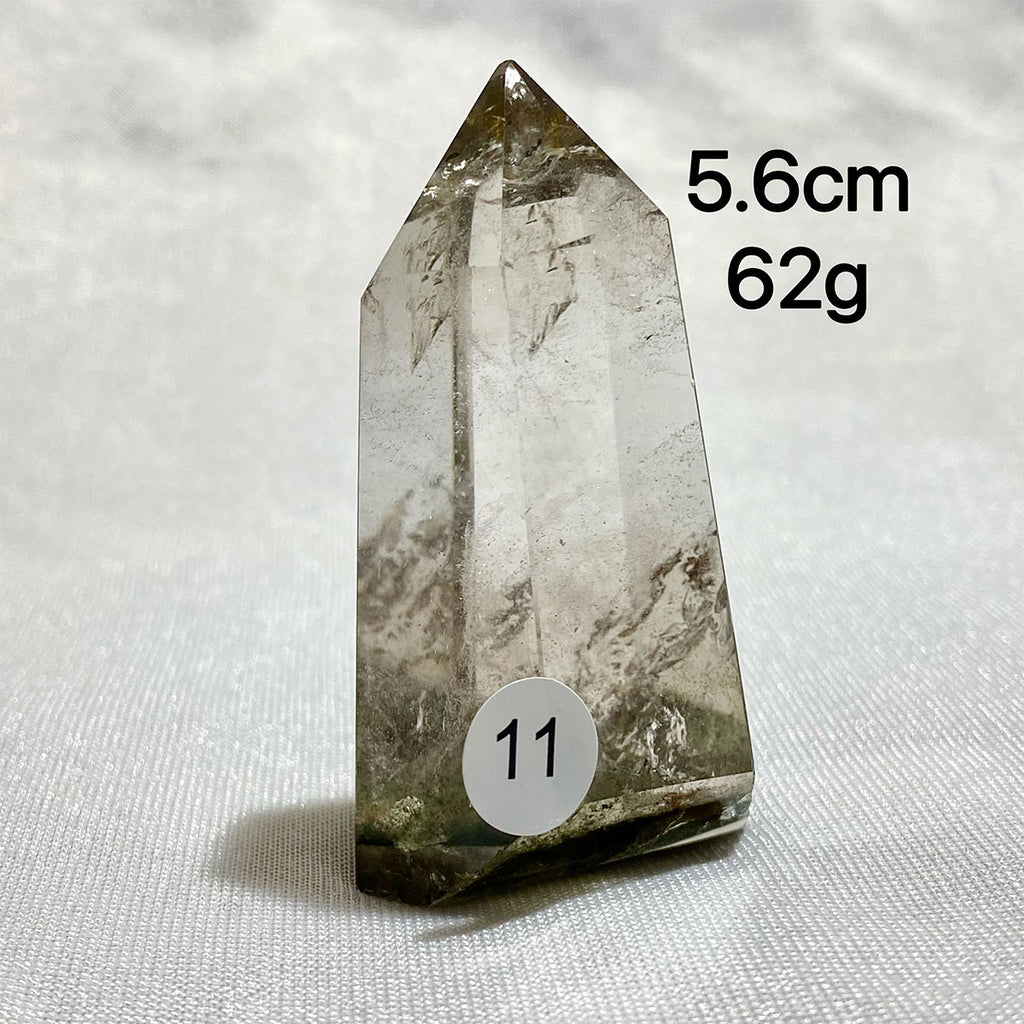 Natural Garden Quartz Crystal Tower