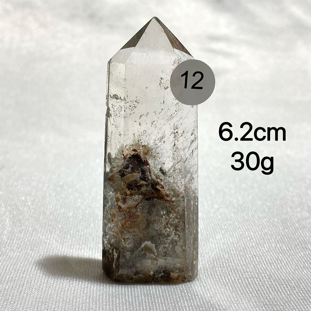 Natural Garden Quartz Crystal Tower