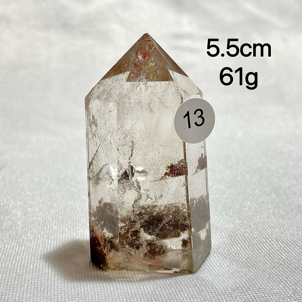 Natural Garden Quartz Crystal Tower