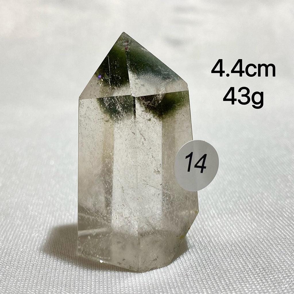 Natural Garden Quartz Crystal Tower