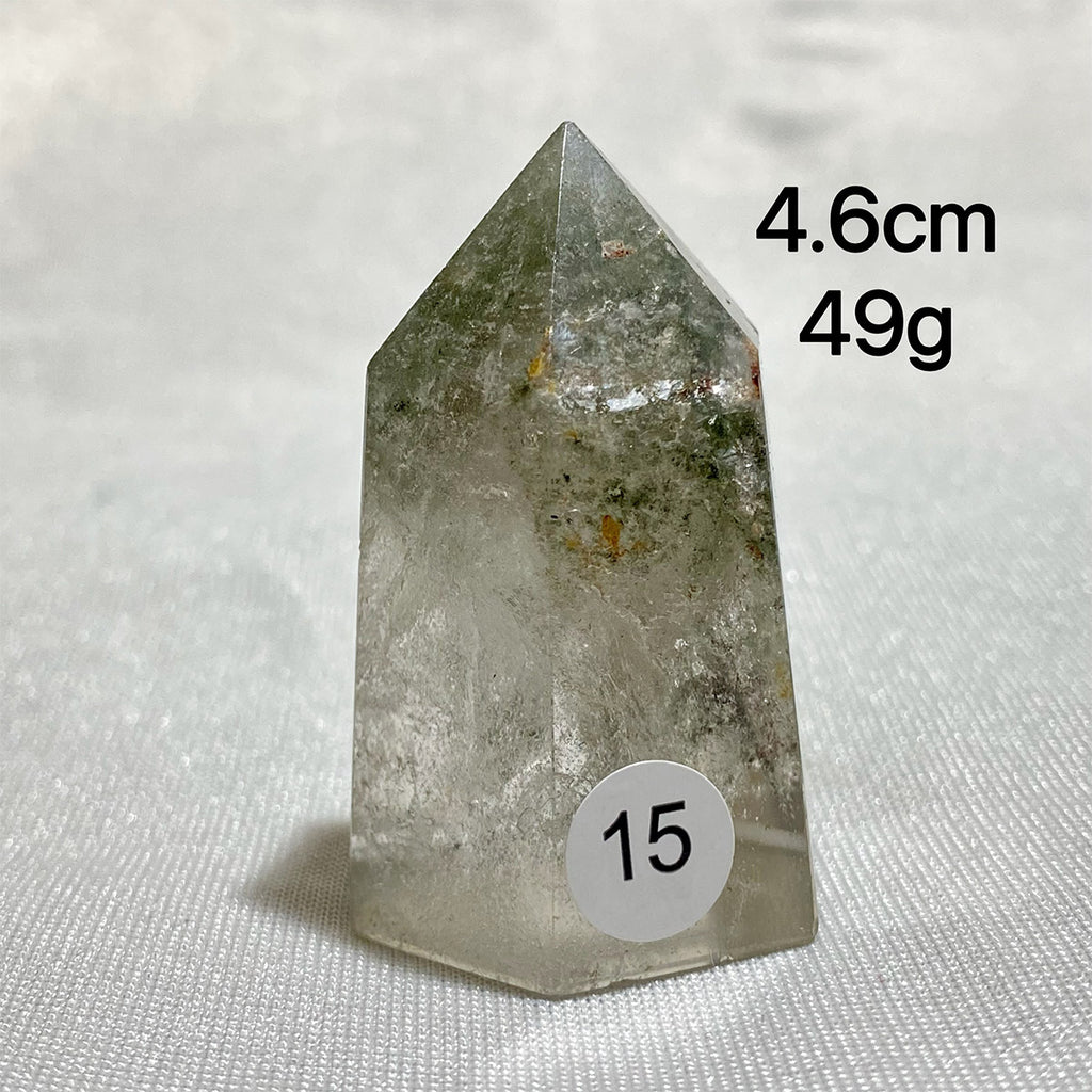 Natural Garden Quartz Crystal Tower