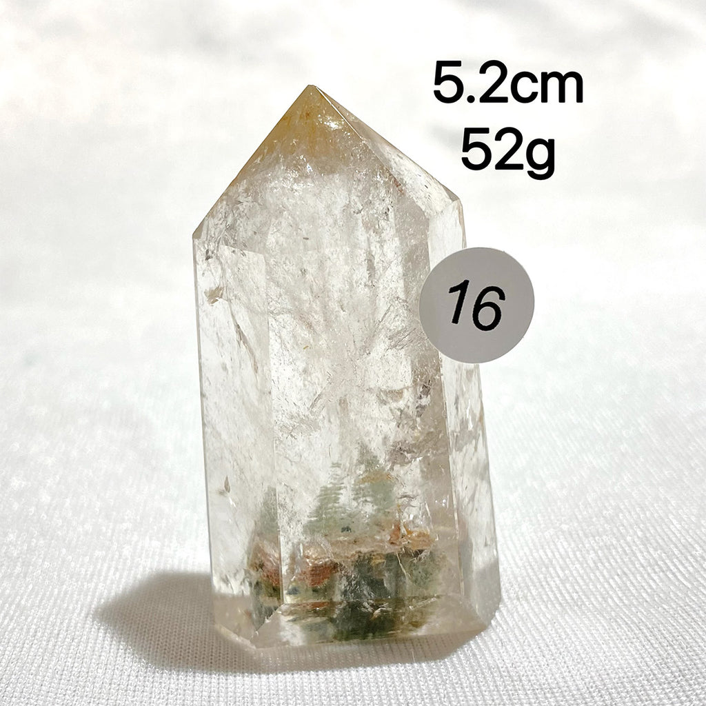 Natural Garden Quartz Crystal Tower