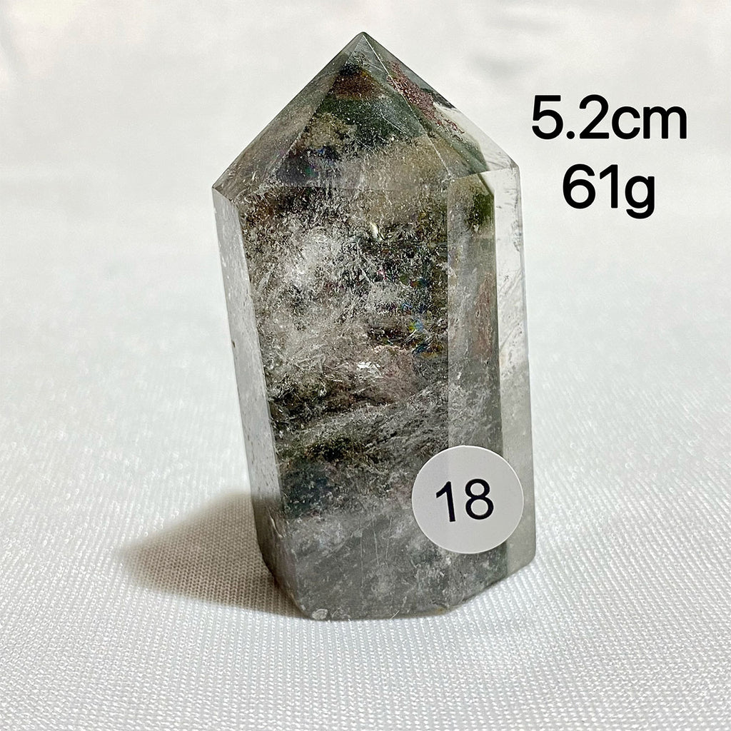 Natural Garden Quartz Crystal Tower