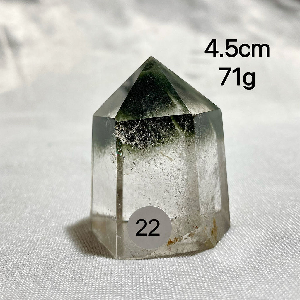 Natural Garden Quartz Crystal Tower