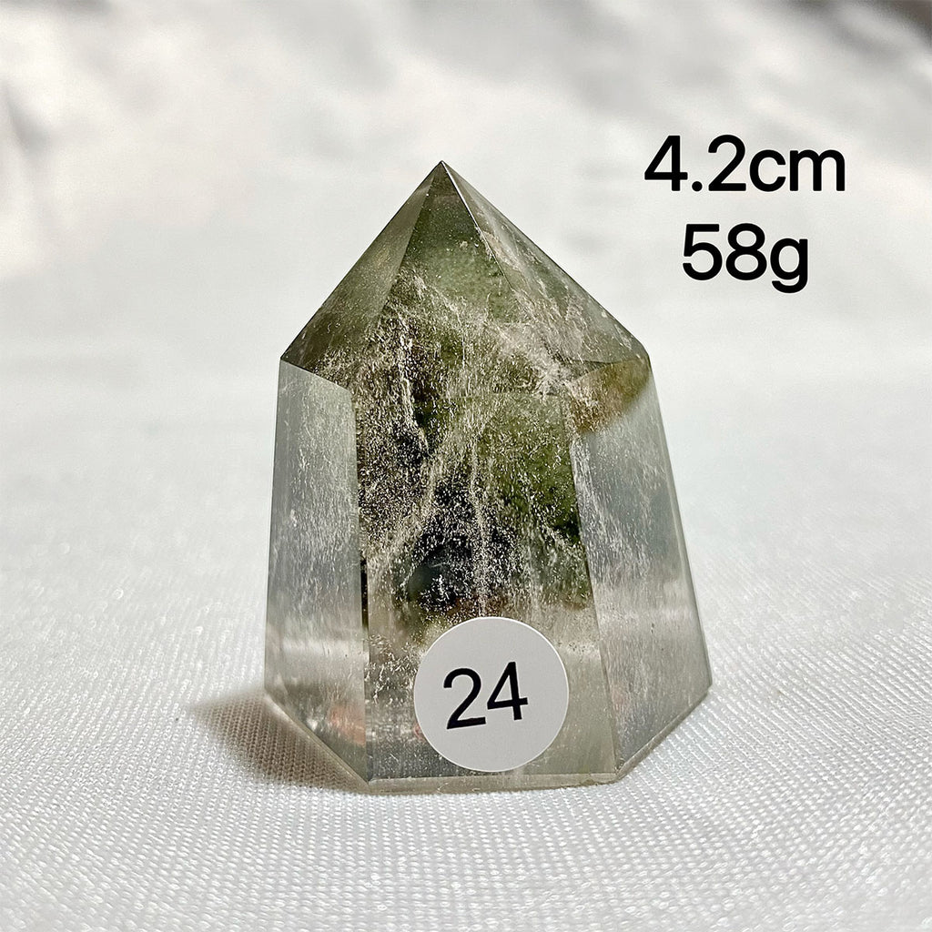 Natural Garden Quartz Crystal Tower