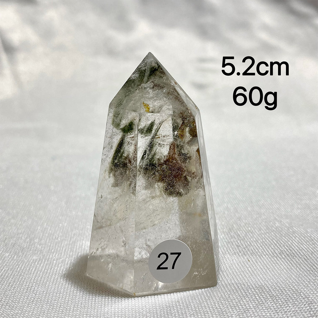 Natural Garden Quartz Crystal Tower