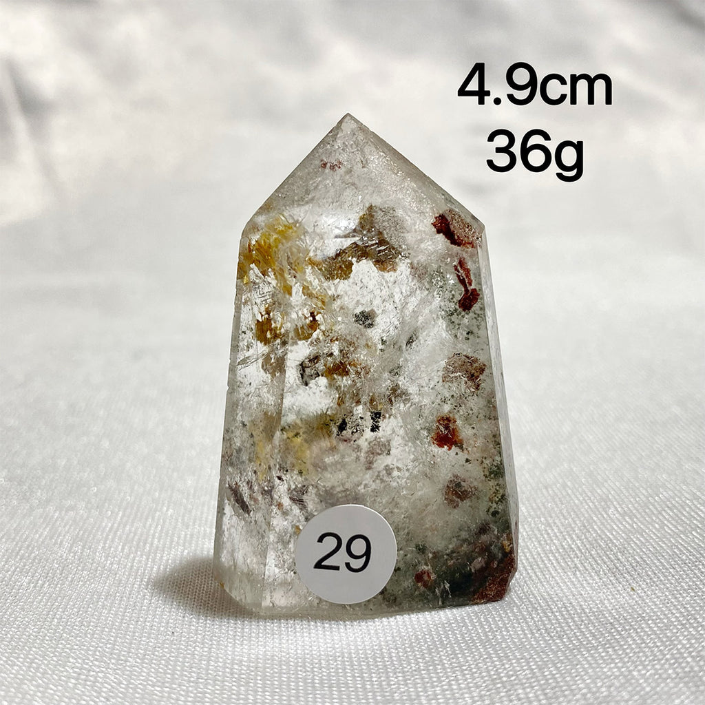 Natural Garden Quartz Crystal Tower