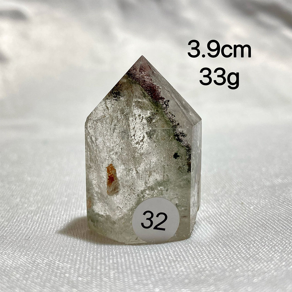 Natural Garden Quartz Crystal Tower