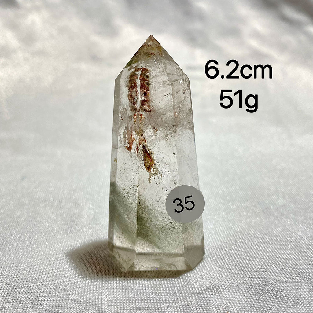 Natural Garden Quartz Crystal Tower