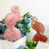 Beautiful Flamingo Carvings