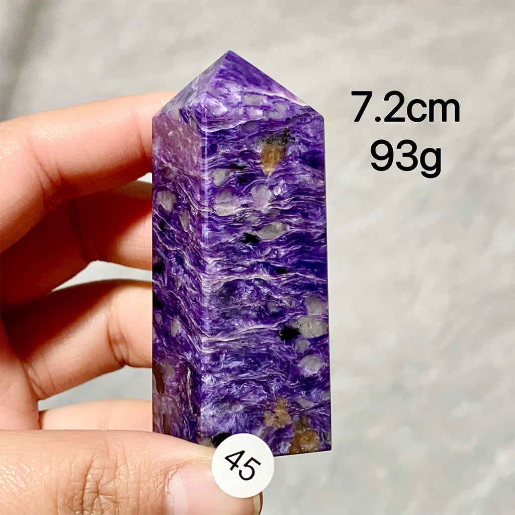 Charoite Crysal Tower Point