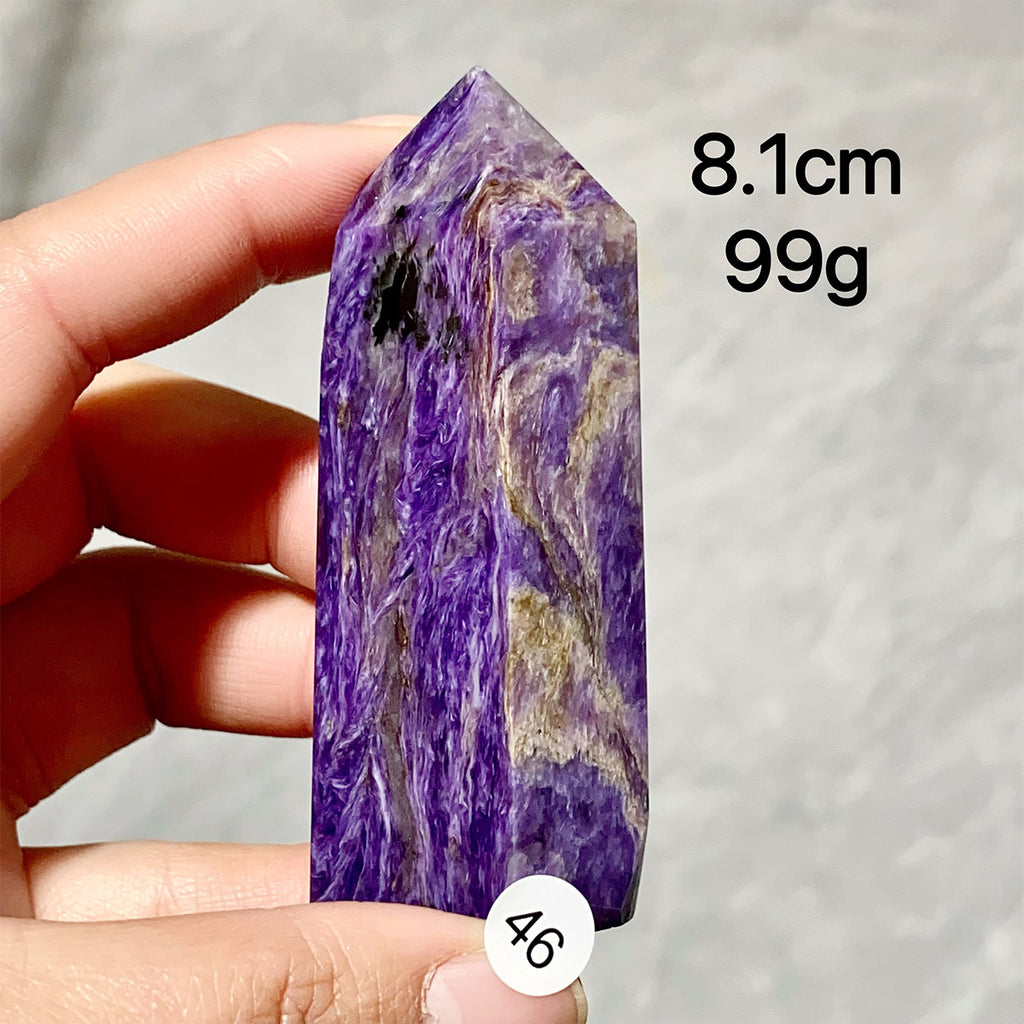 Charoite Crysal Tower Point