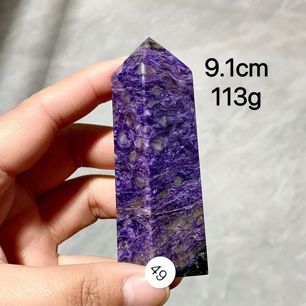 Charoite Crysal Tower Point