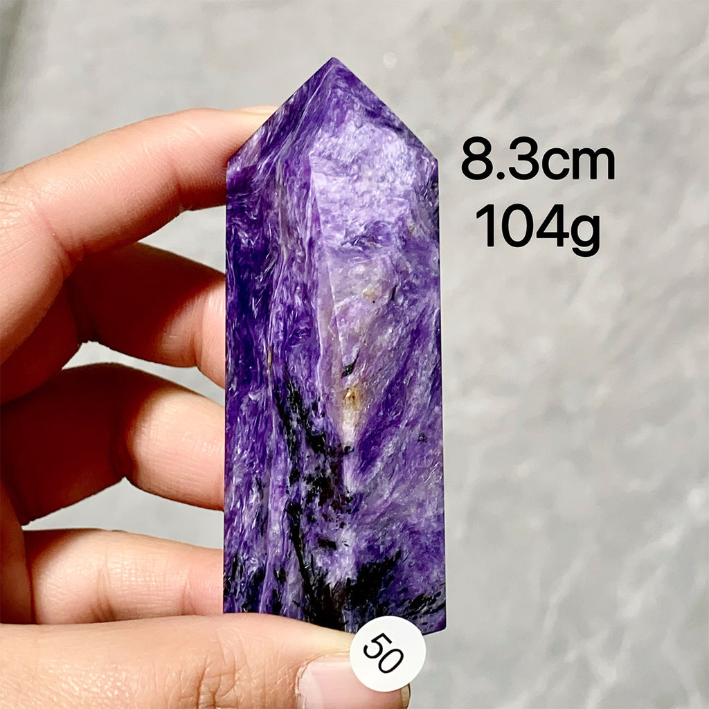 Charoite Crysal Tower Point