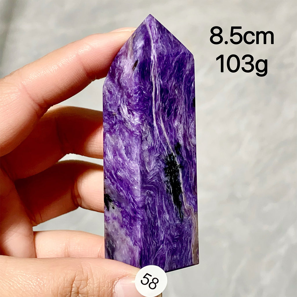 Charoite Crysal Tower Point