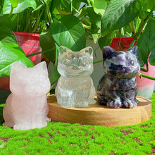 Load image into Gallery viewer, Cute Cat Carvings