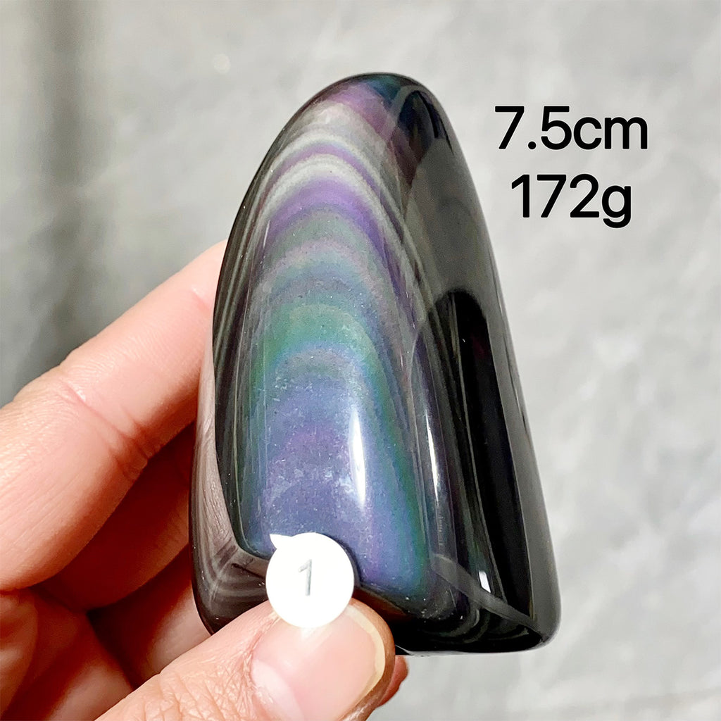 Natural Crystal Rainbow Obsidian Freeform