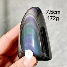 Load image into Gallery viewer, Natural Crystal Rainbow Obsidian Freeform