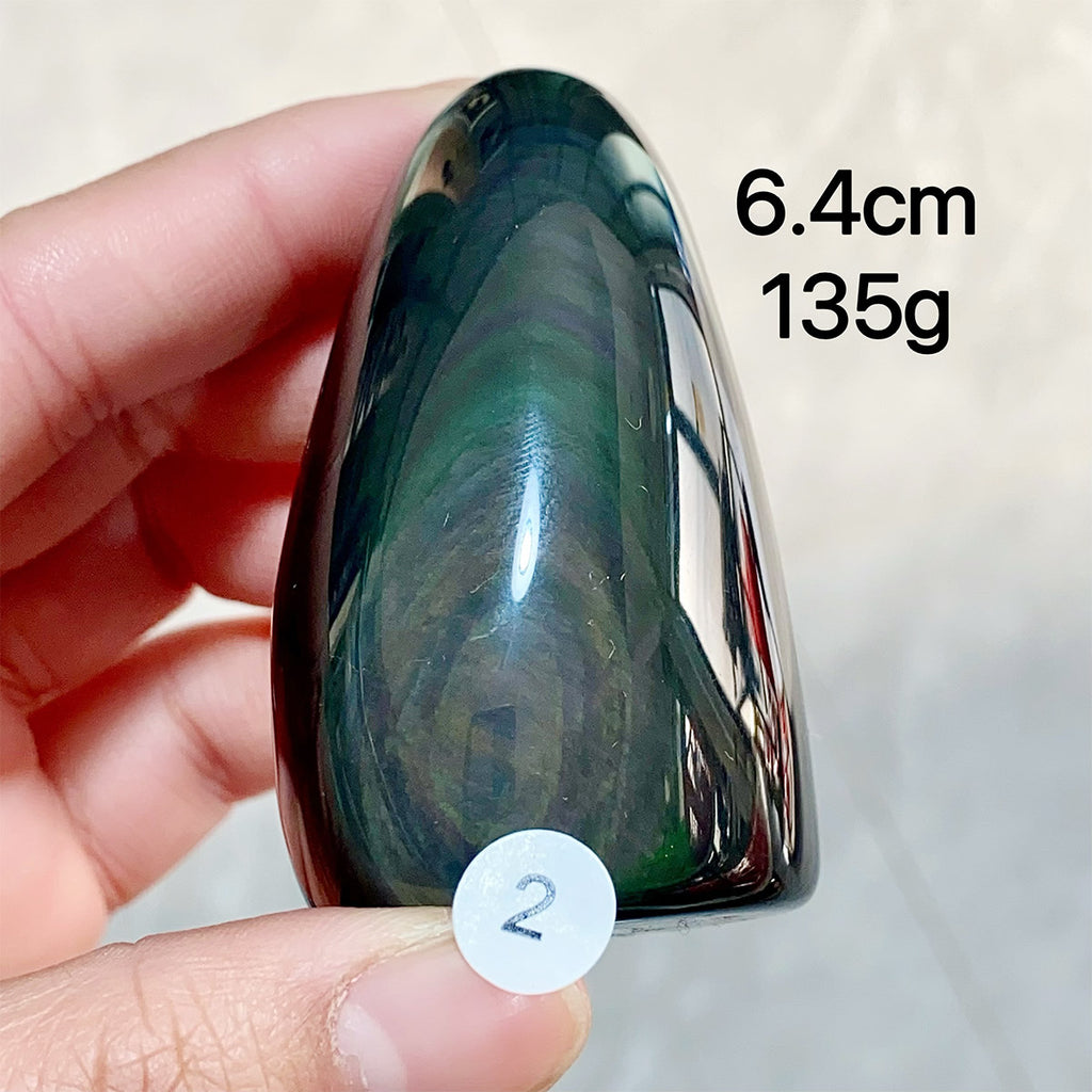 Natural Crystal Rainbow Obsidian Freeform