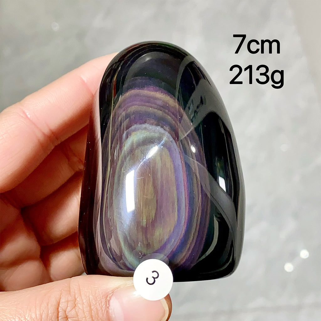 Natural Crystal Rainbow Obsidian Freeform