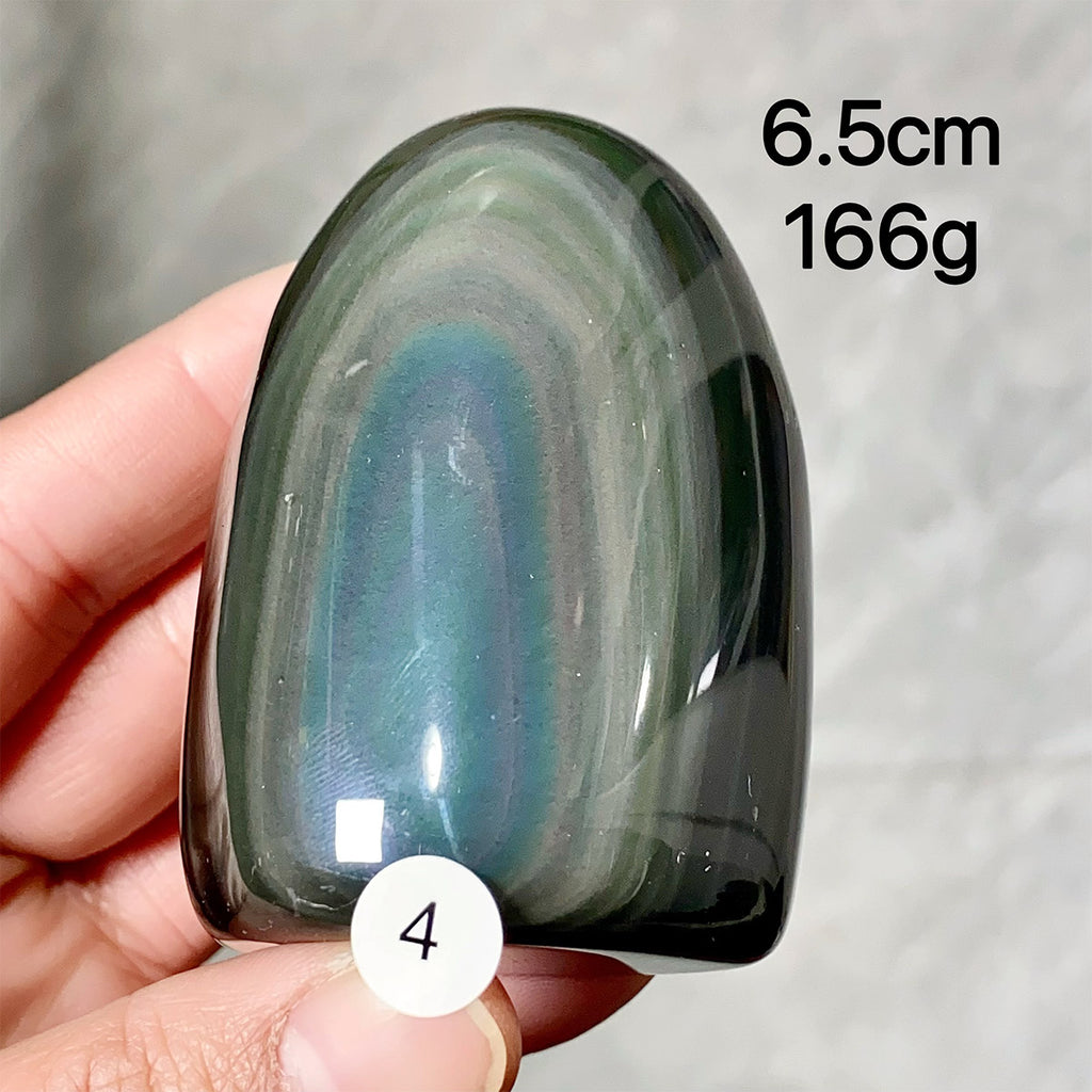 Natural Crystal Rainbow Obsidian Freeform