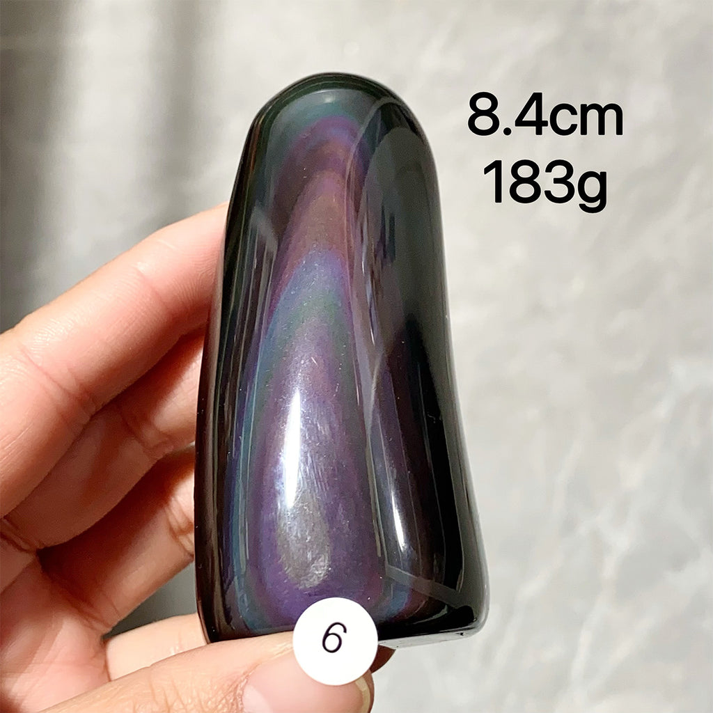 Natural Crystal Rainbow Obsidian Freeform