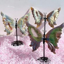 Load image into Gallery viewer, Beautiful Druzy Agate Butterfly Wings Set