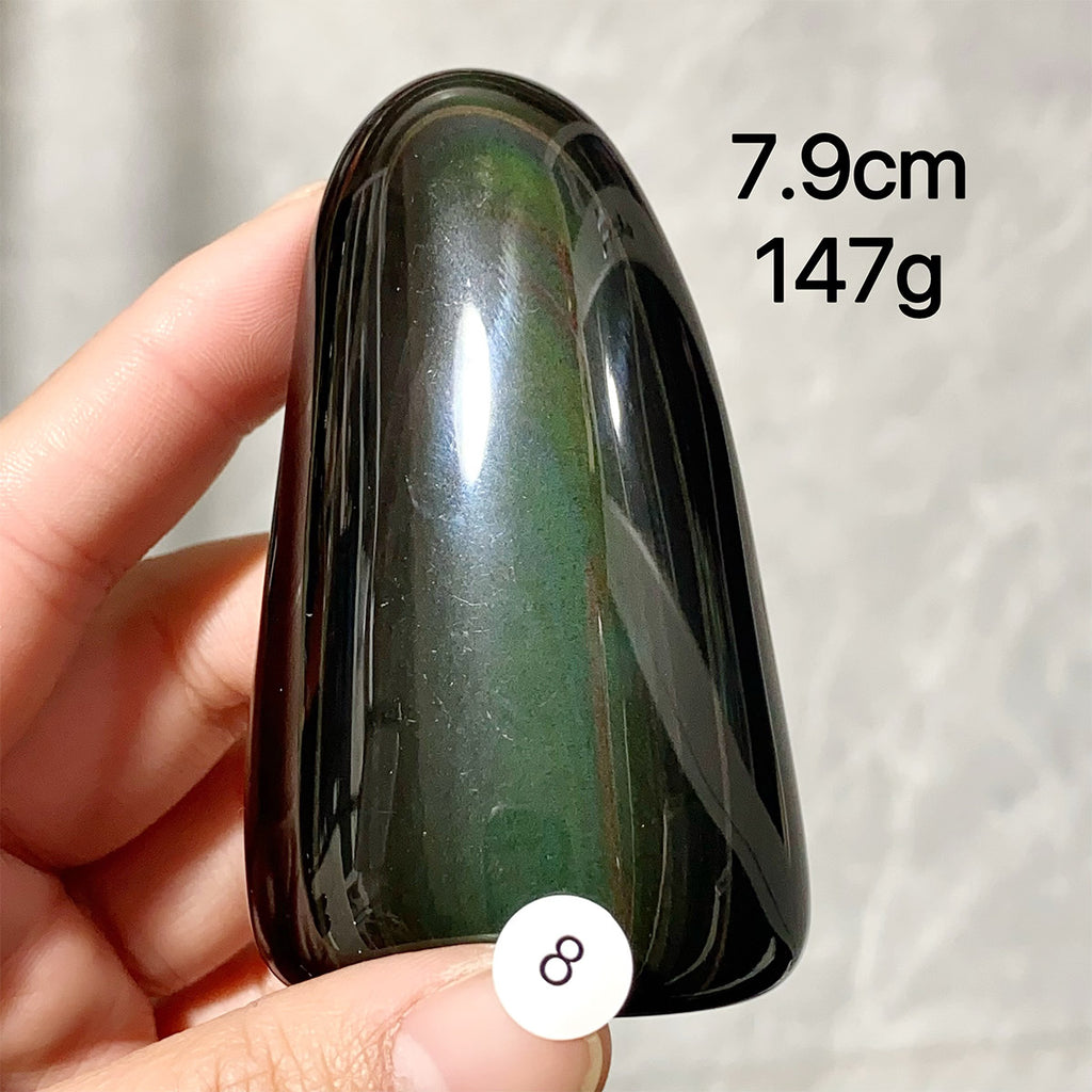 Natural Crystal Rainbow Obsidian Freeform