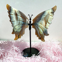 Load image into Gallery viewer, Beautiful Druzy Agate Butterfly Wings Set