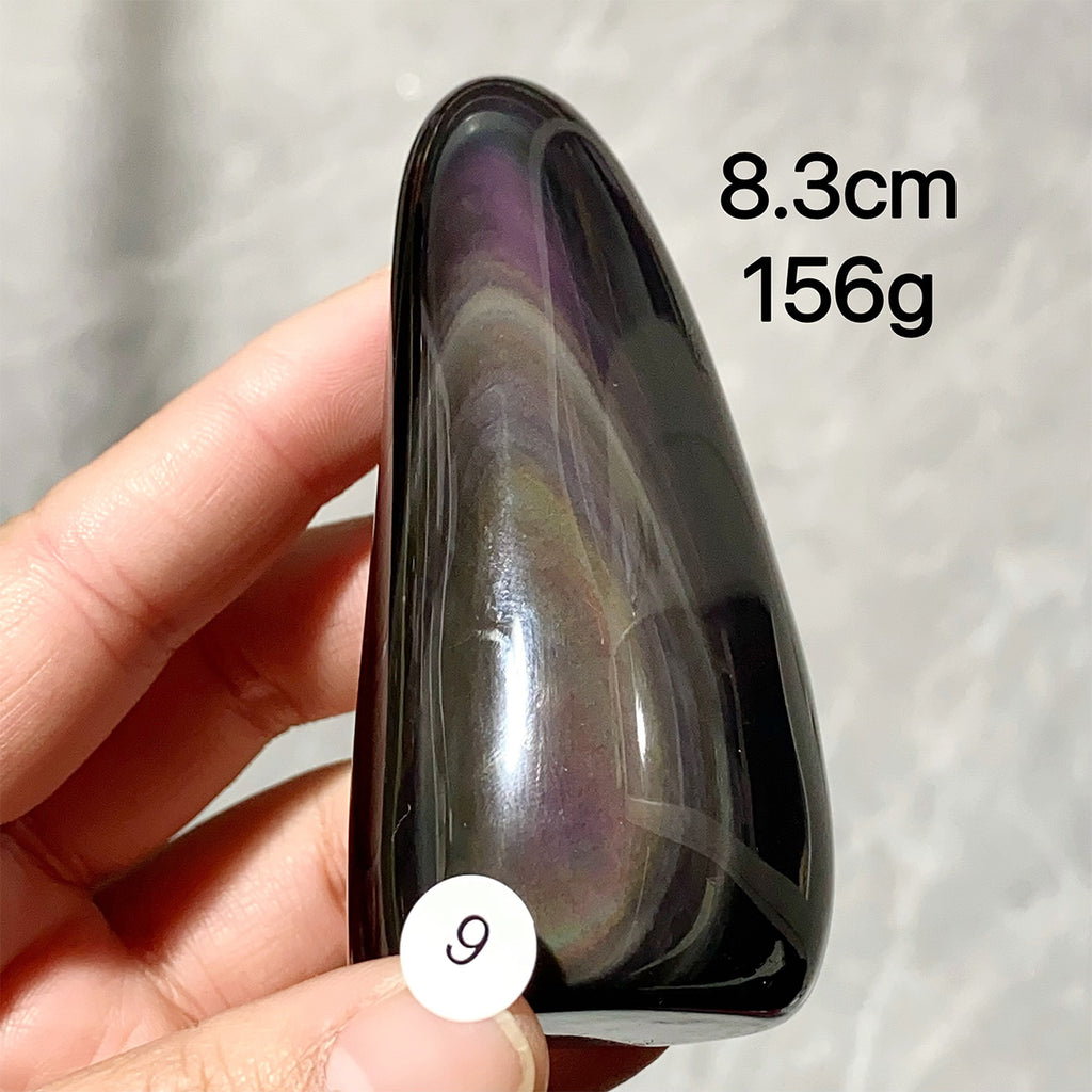 Natural Crystal Rainbow Obsidian Freeform