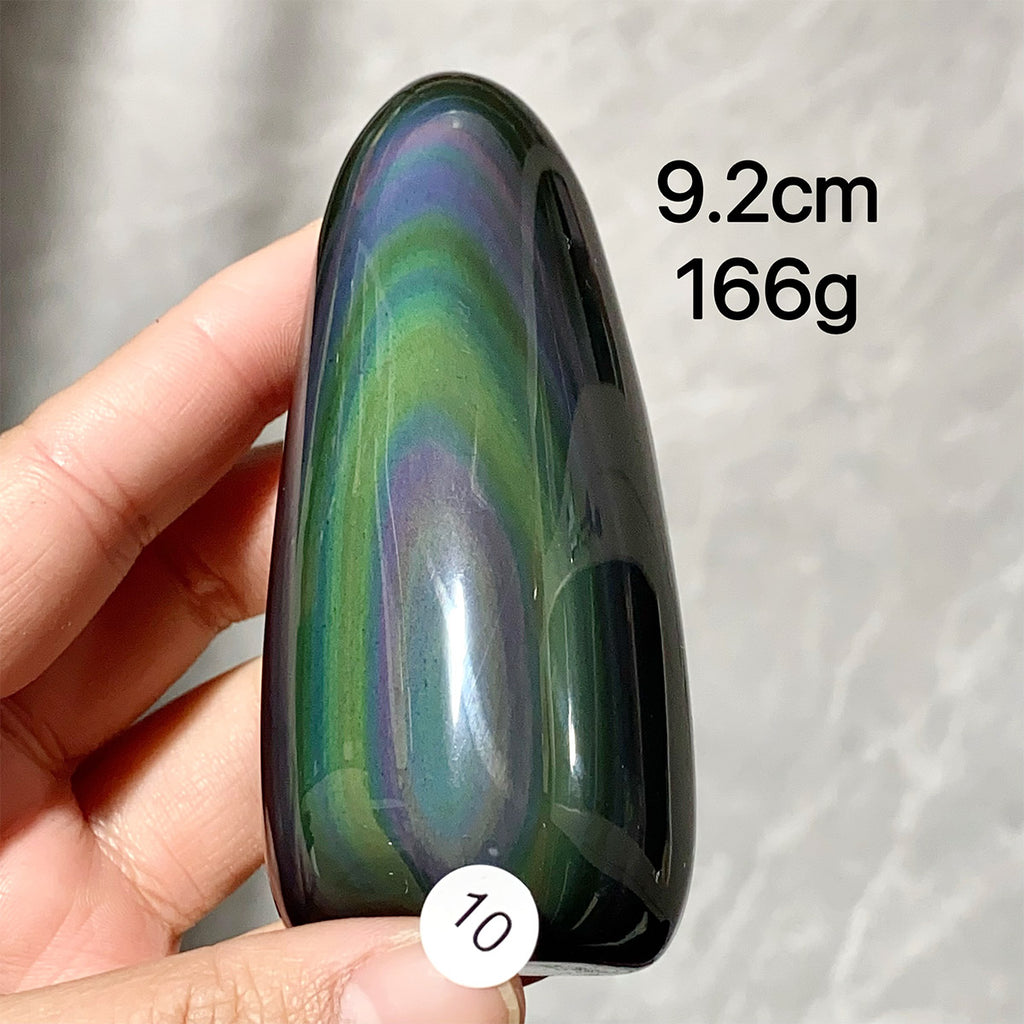 Natural Crystal Rainbow Obsidian Freeform