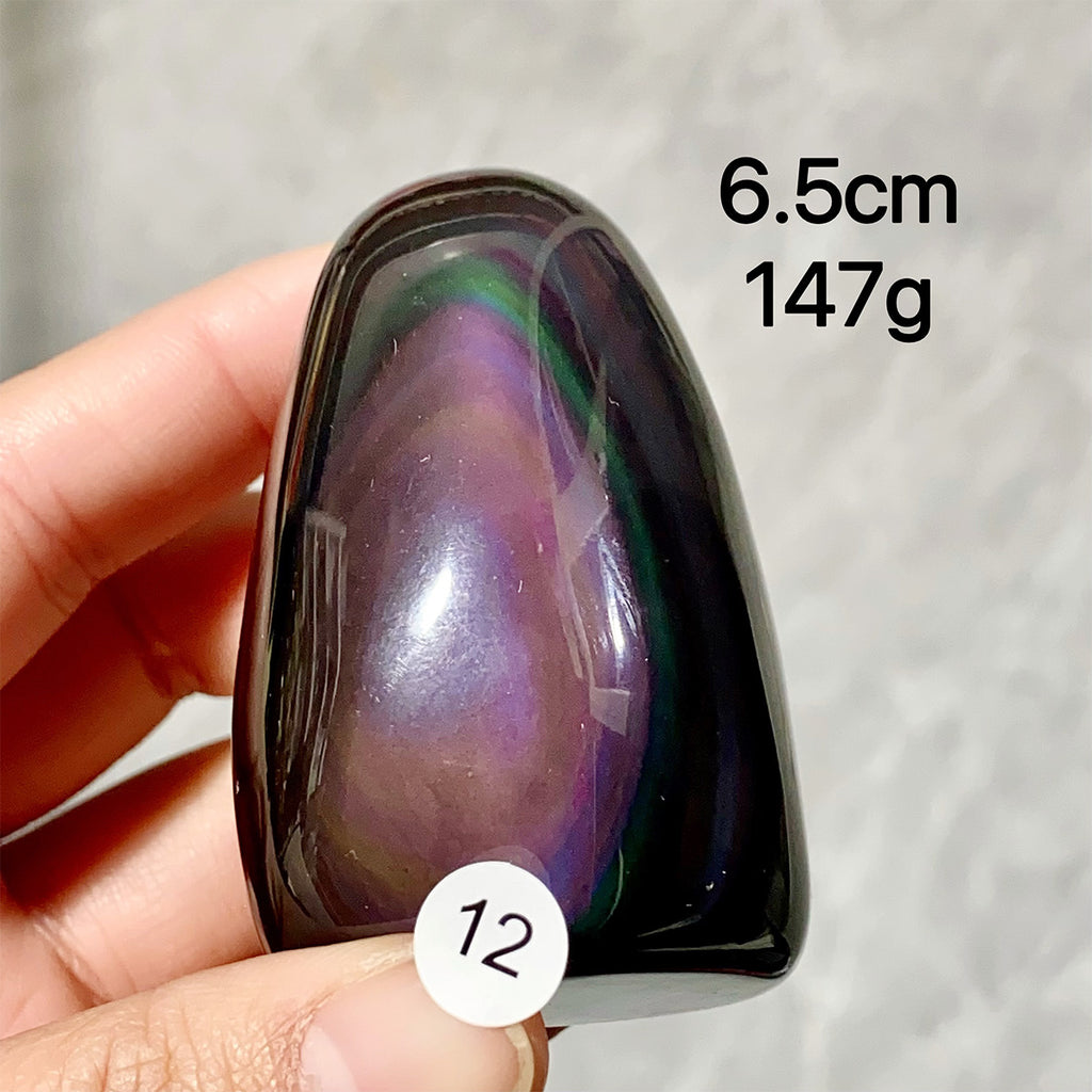 Natural Crystal Rainbow Obsidian Freeform