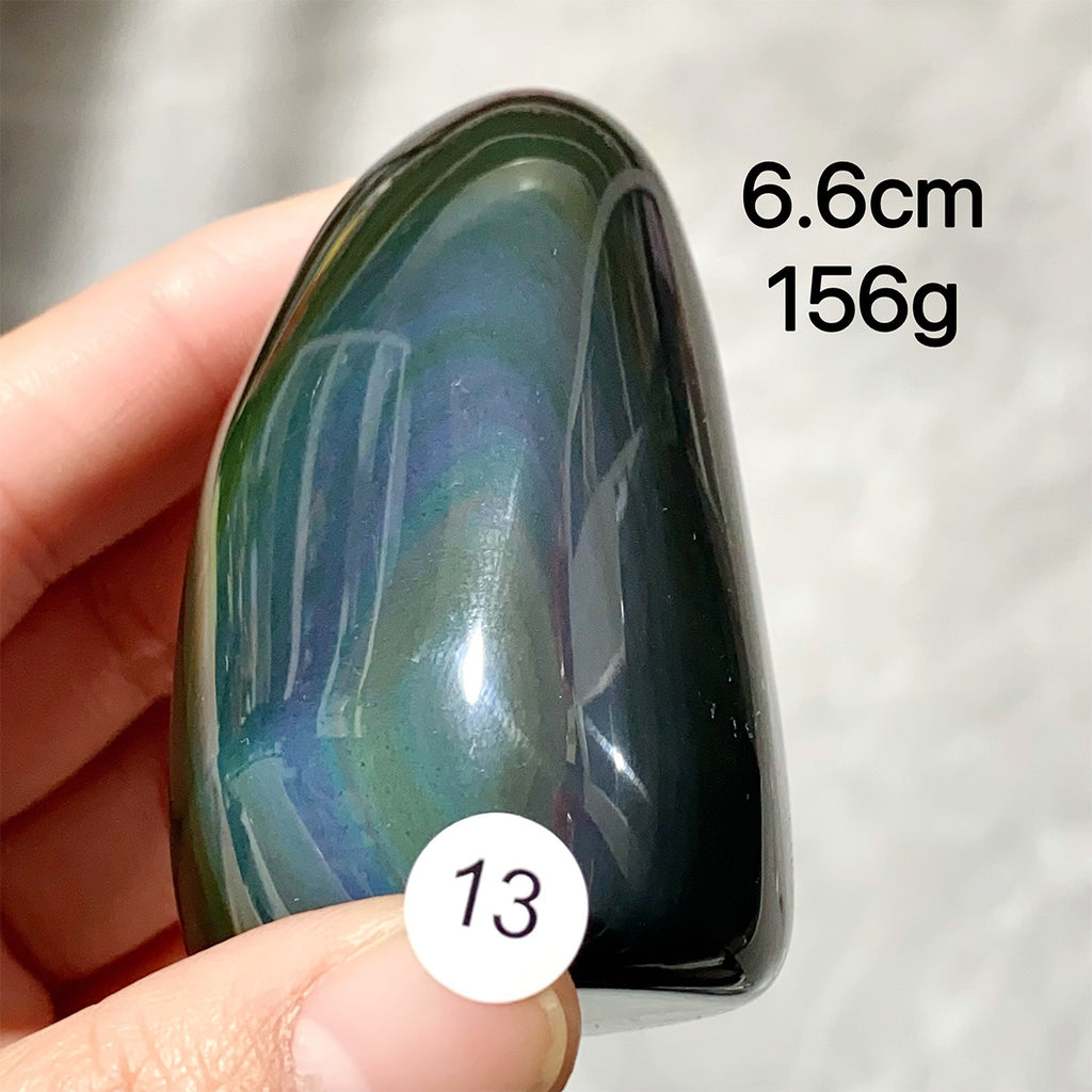 Natural Crystal Rainbow Obsidian Freeform